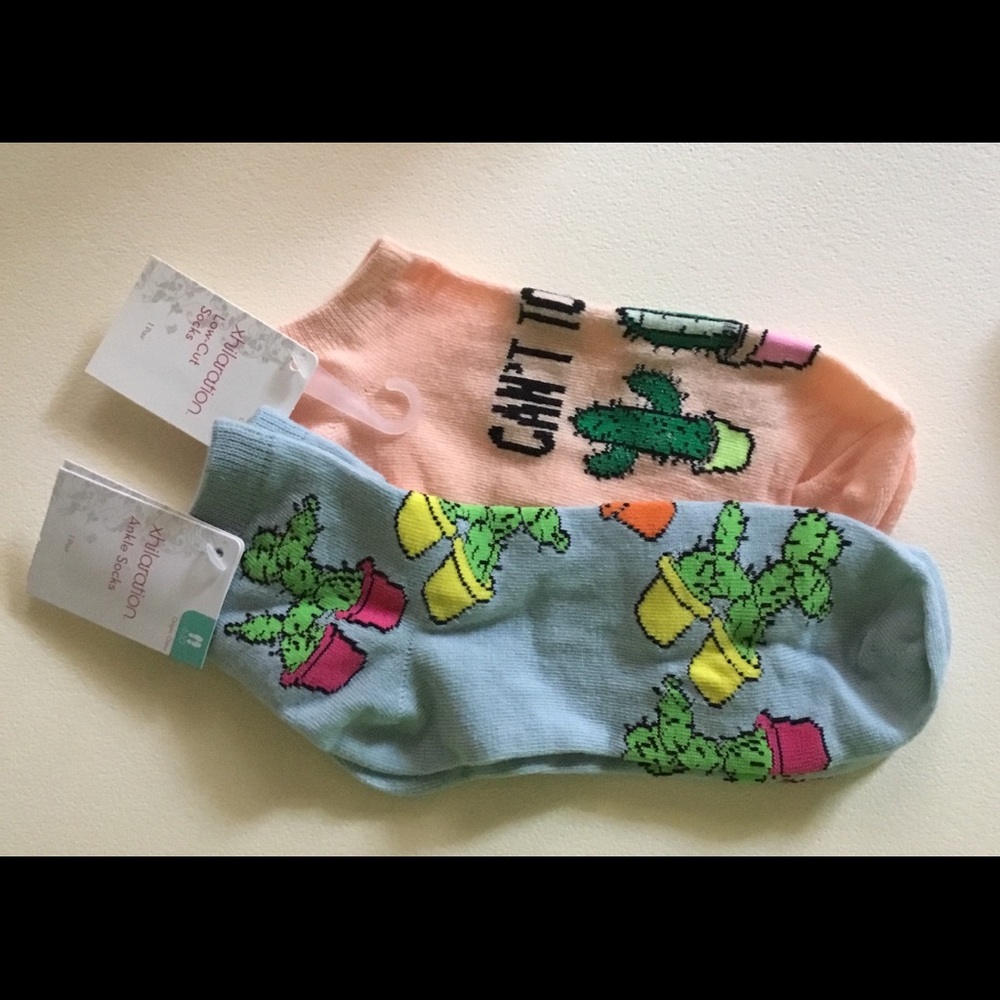 Two pair of Cactus Socks.  NWT
